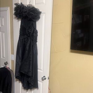 Source Unknown Black Midi Dress